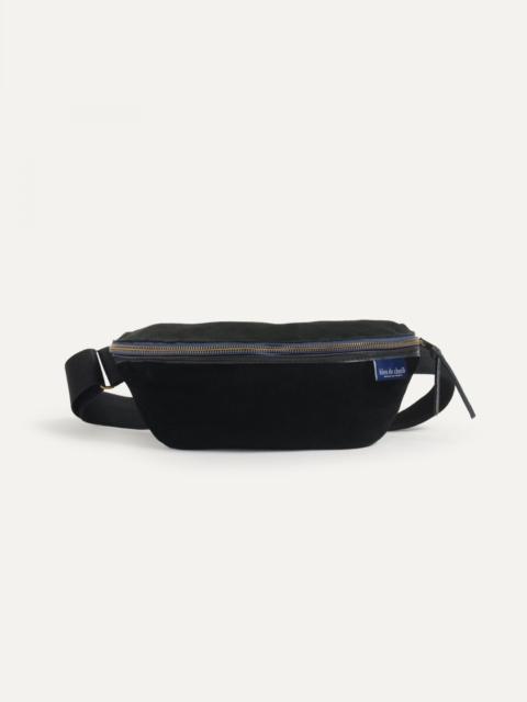 Bleu de Chauffe NEW BEAT BELT BAG / SUEDE  -  BLACK