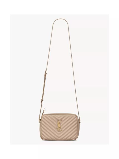 SAINT LAURENT Lou Camera Bag in Quilted Leather