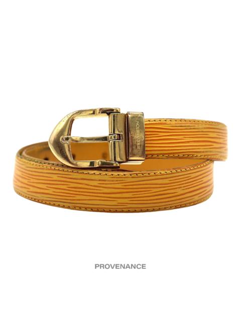 Louis Vuitton Louis Vuitton Ceinture Belt - Yellow Epi Leather 85/34