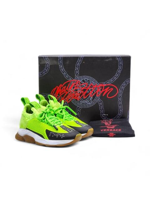 VERSACE Versace Chain Reaction Women’s Sneakers Neon Green EU 37 US 6.5 - Preowned