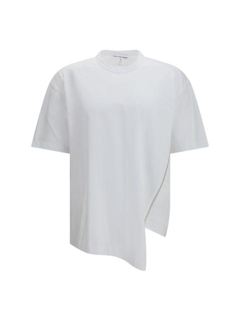 Comme des Garçons SHIRT Comme Des Garçons Shirt Cotton T-shirt With Side Zipper