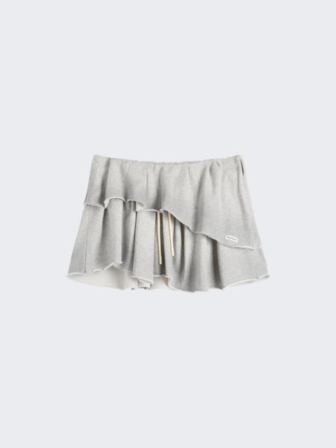 Acne Studios Fleece Skirt Grey Melange
