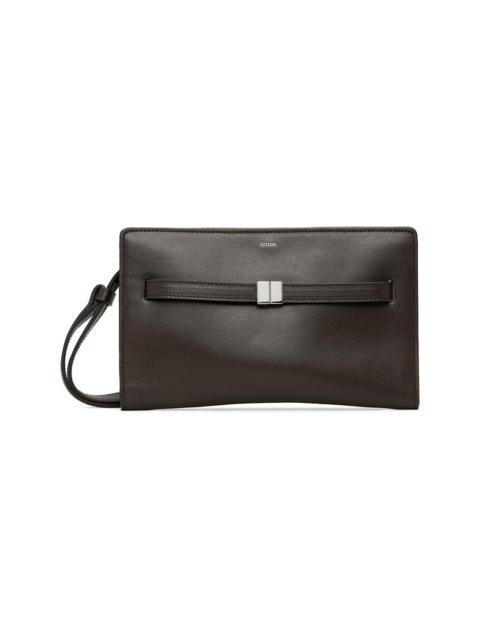TOTEME Brown Belted Leather Crossbody Bag