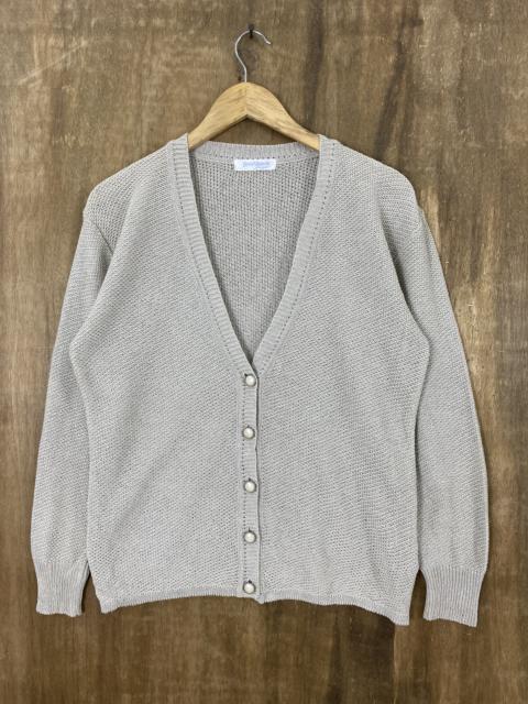 Other Designers Homespun Knitwear - Like Kurt Cobain Unpull Superbe Gray Cardigan Knit#1258