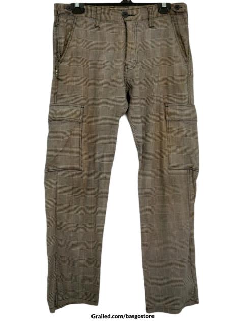 Other Designers Designer - Global Work Checkered Tartan Cargo Pants