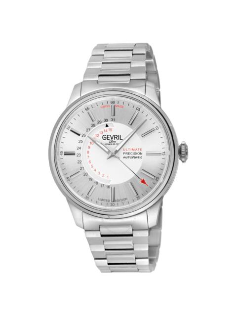 Other Designers Gevril Guggenheim Automatic Silver Dial Men's Watch 49205B
