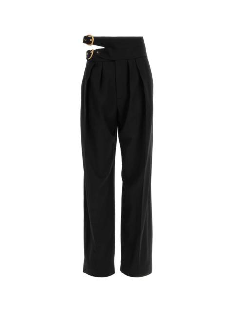 Chloé Chloe Women Black Grain De Poudre Pant