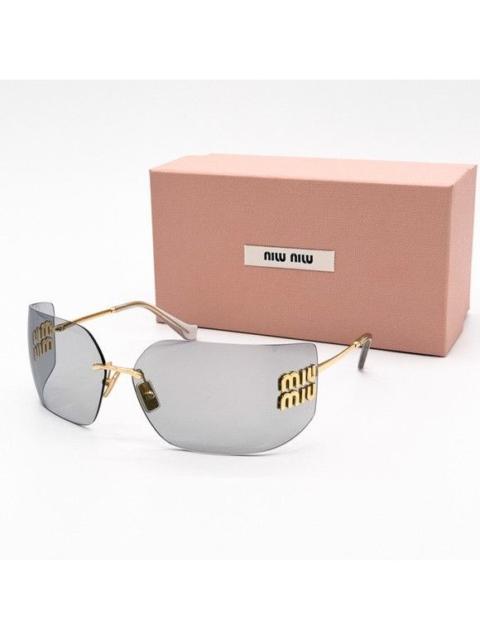 Miu Miu NEW SMU 54Y 5AK30B MIU MIU GOLD GREY WOMEN SUNGLASSES MU54YS