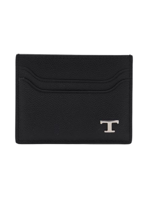 Tod's Black Leather Card Holder