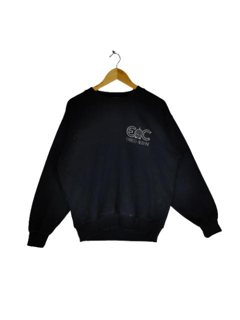 Other Designers Italian Designers - ENRICO ALBANI ITALY Embroidery Spell Out Sweatshirt