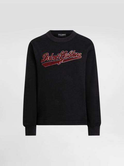 Dolce & Gabbana Cotton sweatshirt with patch