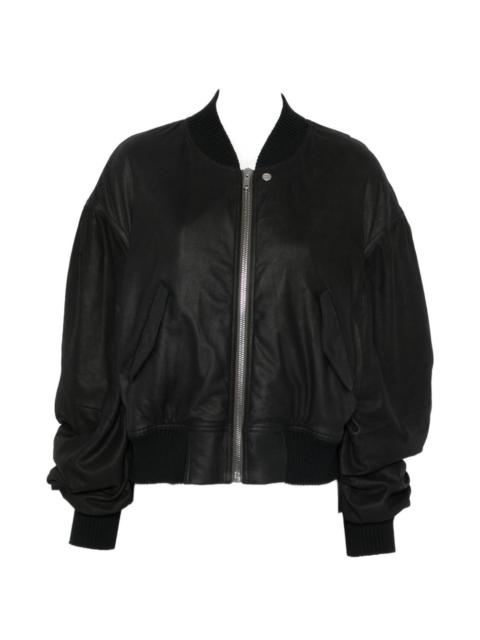 Rick Owens Rick Owens Women Leather Padded Bomber Jacket