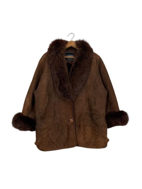 Other Designers Japanese Brand Jindo Shearling Leather Jacket