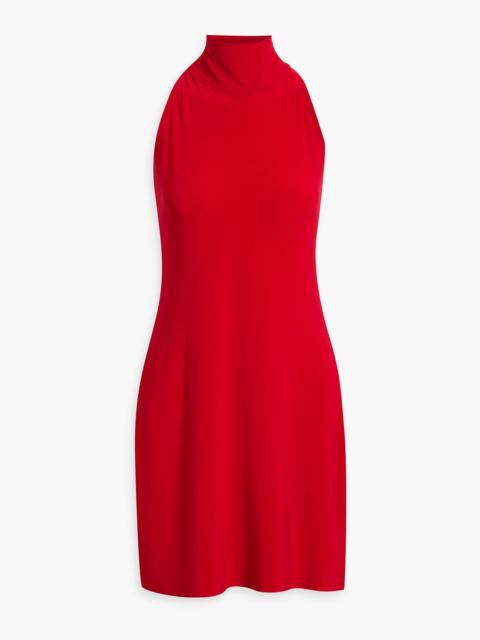 NORMA KAMALI Stretch-jersey halterneck mini dress
