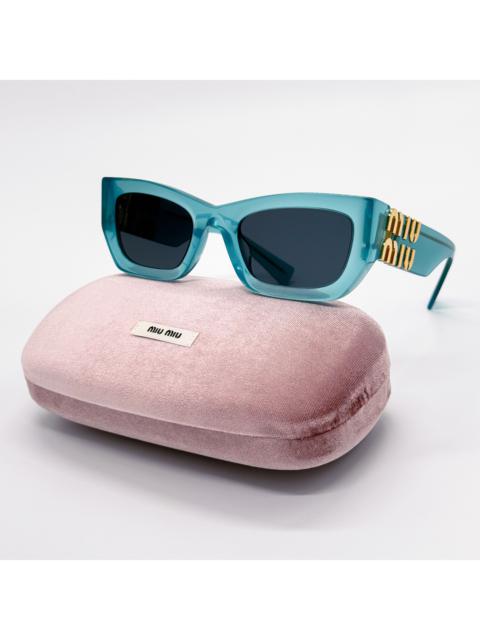 Miu Miu NEW MIU MIU MU 09WS 19L09T BLUE MU09WS 19L09T SUNGLASSES