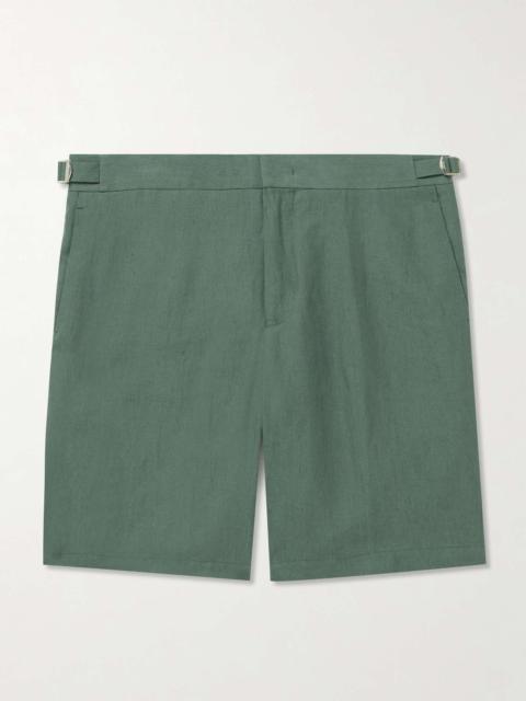 ORLEBAR BROWN Norwich Straight-Leg Linen Shorts