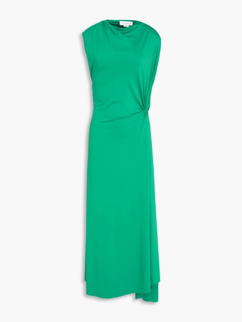 Victoria Beckham Draped stretch-jersey midi dress