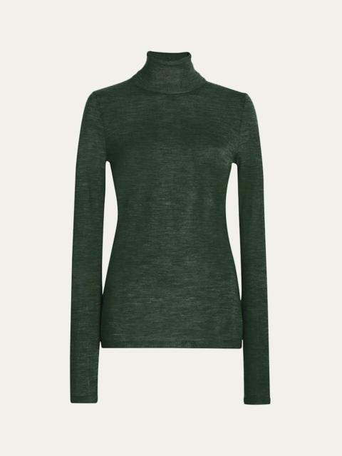 GABRIELA HEARST May Rib Knit Wool-Cashmere Turtleneck Sweater