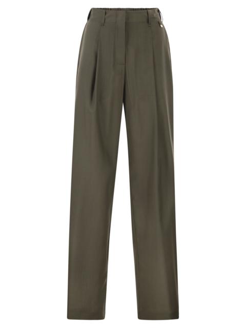 Herno Herno Women Trousers In Tropical Wool