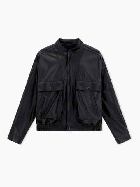 GIORGIO ARMANI ASV NAPPA LAMBSKIN JACKET