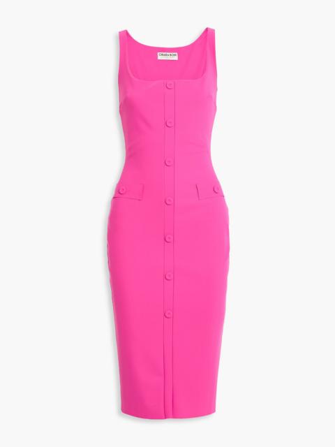 Other Designers Josuke embellished stretch-jersey midi dress