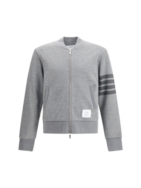 Thom Browne Thom Browne Men Bomber In Classic Loopback W/ Tonal 4 Ba