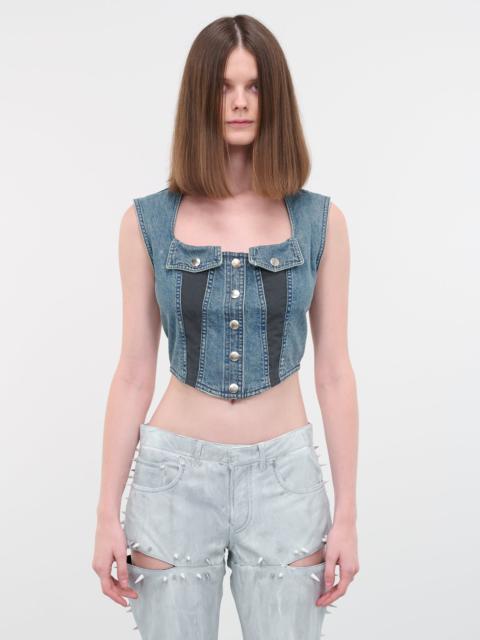 Ambush Denim Bustier Top