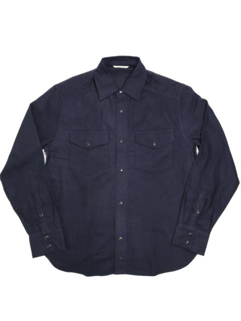 3sixteen Snap Western Shirt Midnight Shadow Stripe