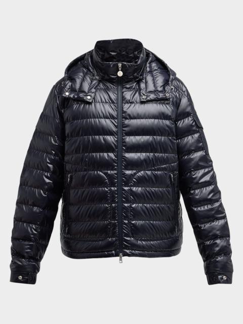 Moncler Men's Lauros Channeled Down Jacket