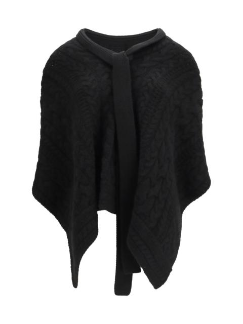Other Designers Ermanno Scervino Cashmere Cape Black Women