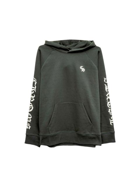 Chrome Hearts CH Forest Green Stitched Script Hoodie