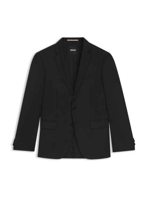 BOSS SLIM-FIT SUIT JACKET IN VIRGIN-WOOL SERGE