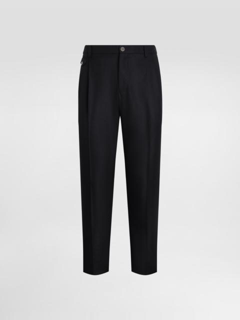 Dolce & Gabbana Wool pants with double darts