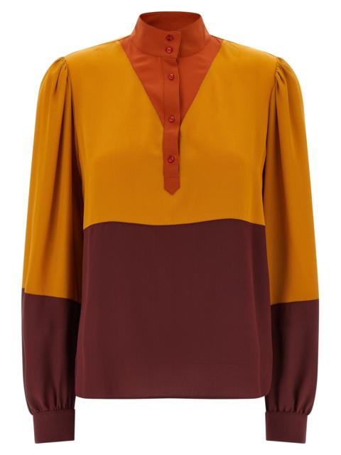 SAINT LAURENT Saint Laurent Women Color-Block Blouse