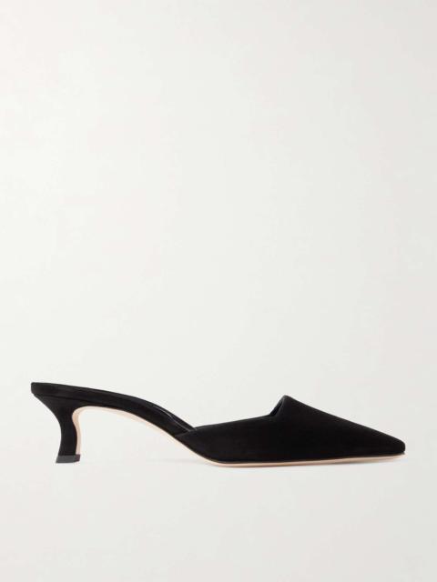 Moiramu suede mules Black