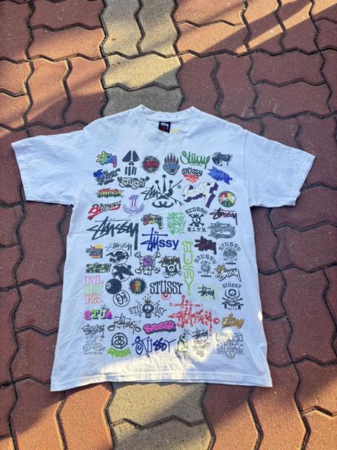 Stüssy Vintage Stussy All Logo Tshirt