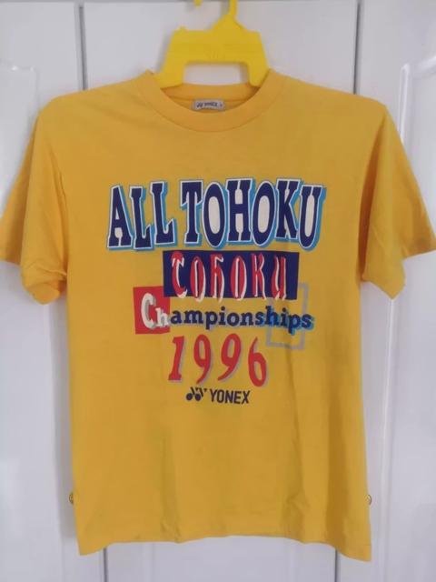 Other Designers Vintage - Vintage 90s Yonex T shirt 50/50 Stitches Thin