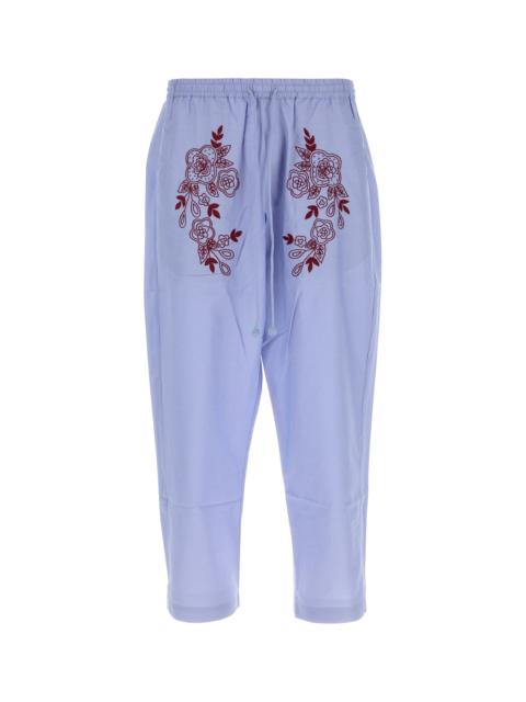 baziszt Cerulean blue poplin Celeste pant