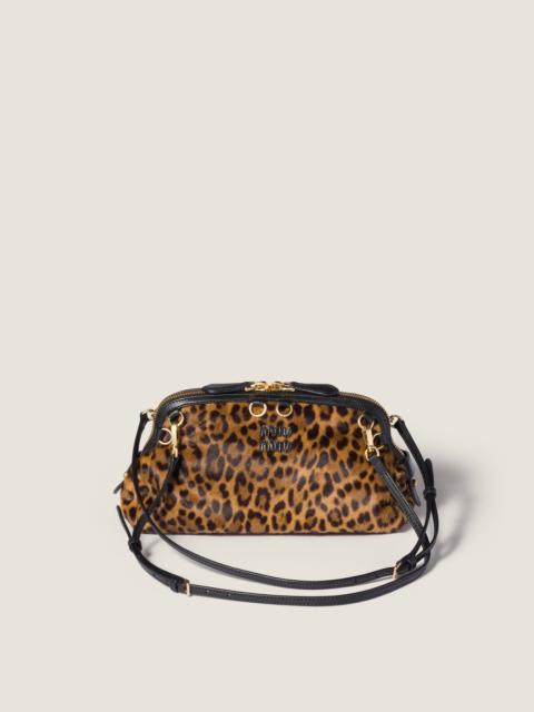 Miu Miu Calf hair clutch