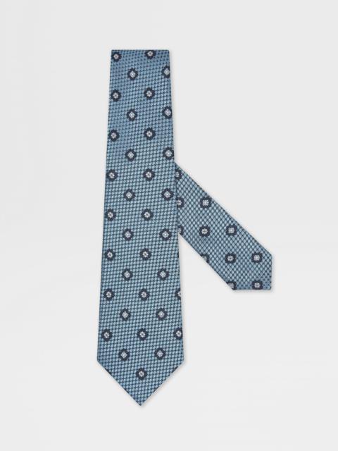 ZEGNA LIGHT BLUE SILK TIE