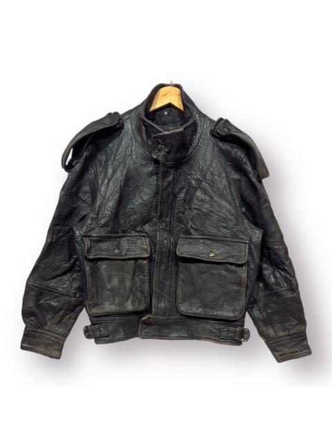 Other Designers A2 Flyers Leather - ALBERTMAXIME GRASSIAN Genuine leather jacket TYPE-A2