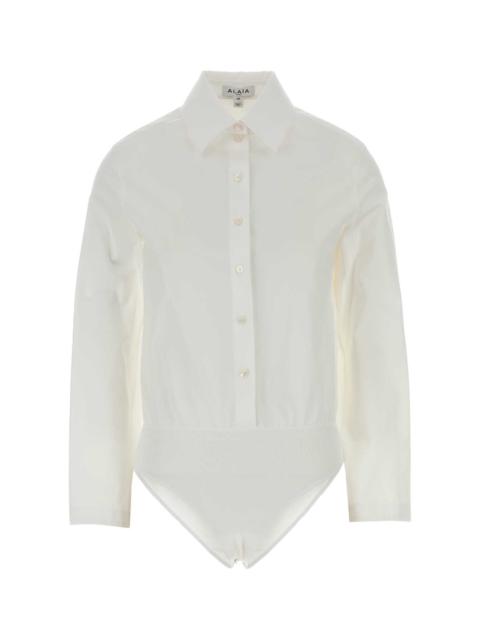 Alaïa Alaia Women White Poplin Shirt