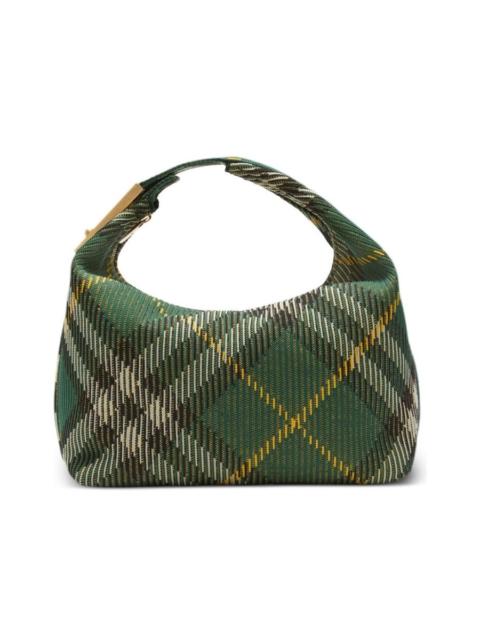 Burberry Designer Check Pattern Top Handle Handbag