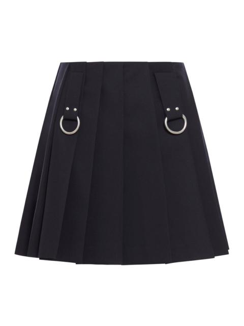 Prada Women Pleated Wool Skirt
