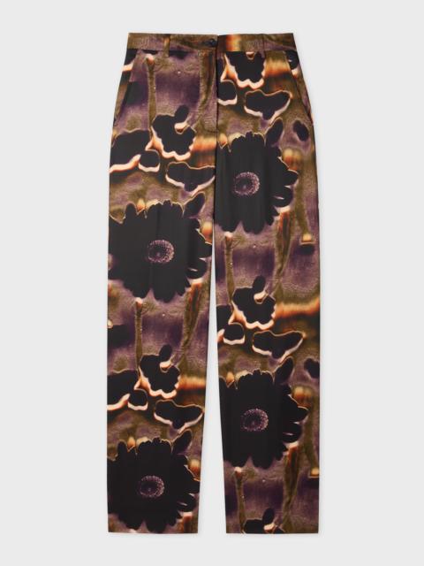Paul Smith Women's 'Field Flowers' Wide-Leg Trousers