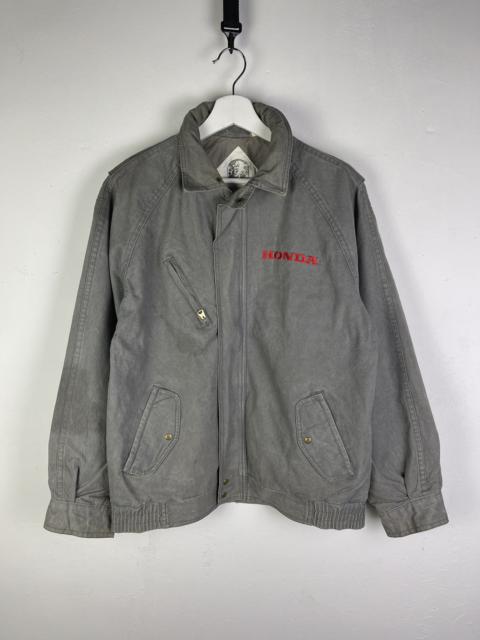 Other Designers Vintage - Vintage Honda Japan Embroidery Spellout Racing Jacket