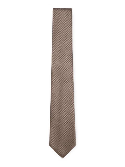 BOSS SILK-JACQUARD TIE MADE IN ITALY