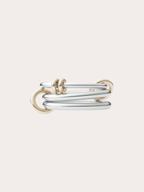Spinelli Kilcollin Raneth 18K Gold and Sterling Silver Linked Rings
