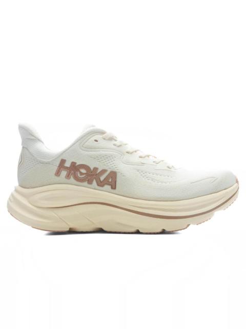 HOKA WOMEN'S CLIFTON 10 - ALABASTER/ROSE GOLD