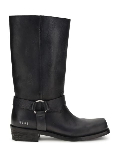 Golden Goose Leather Biker Boots
